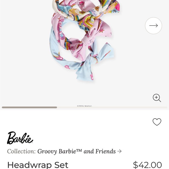 Limited edition posh peanut Barbie bow headwrap bamboo 3 months - Picture 7 of 10